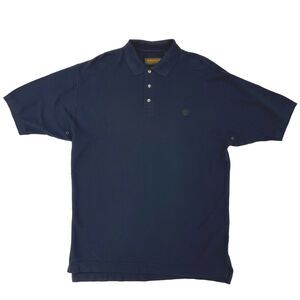 Timberland Navy Blue Short Sleeve Polo Shirt Mens L